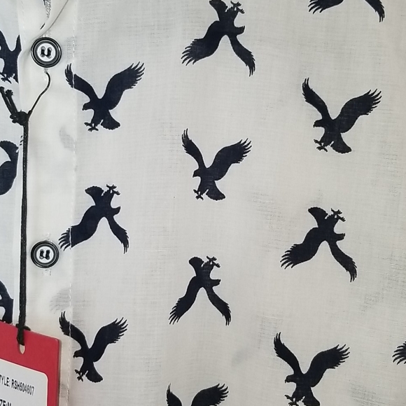 Project Red Men's Hawk Short Sleeve Button Down - Picture 4 of 8